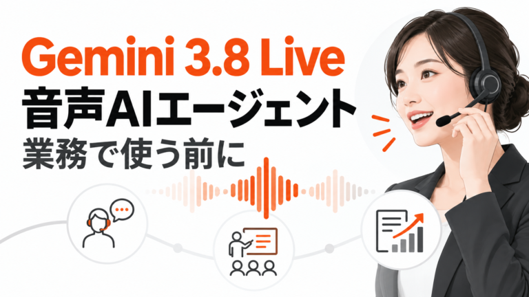 Gemini 3.8 Live発表、AIの「作業待ち」の間も会話を続けられるように